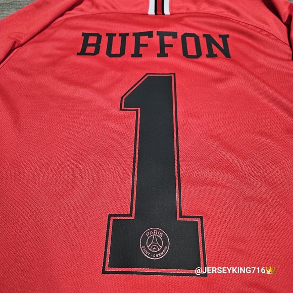 Jordan PSG Gigi Buffon #1 2018/2019 long sleeve goalkeeper jersey UCL Size L - Picture 16 of 16